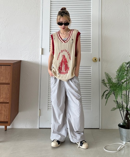 sedacle(セダクル)の「スタッズサイドタックナイロンパンツ【SETUP着用可能】(その他パンツ・メンズ・グレー/オフホワイト/ブラック・SMALL/MEDIUM/LARGE)」の22枚目の写真