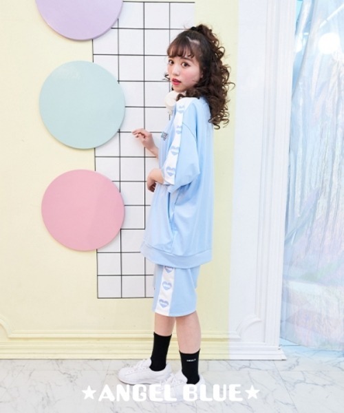 エンジェルブルー　 ナカムラくん セットアップ2着　M ANGEL BLUE】【レディース】ナカムラくんパイルルームウェア