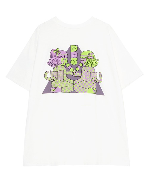 PUNYUS(プニュズ)の「わたしたちJAPAN girls Tシャツ(Tシャツ/カットソー・レディース・ホワイト/ブラック/ライトパープル・1/2/4/3)」の21枚目の写真