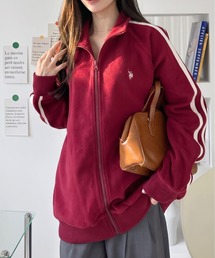 U.S. POLO ASSN.（ユーエスポロアッスン）の「Ada. / U.S. POLO ASSN.ユーエスポロアッスン ラインデザインフリーストラックジャケット（ブルゾン）」