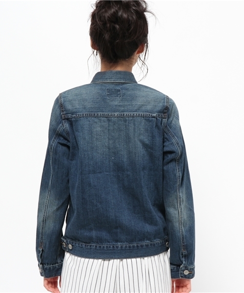 CIAOPANIC（チャオパニック）の「【Ciaopanic】　Gジャン（デニムジャケット・レディース・インディゴブルー/ブルー・FREE）」の5枚目の写真