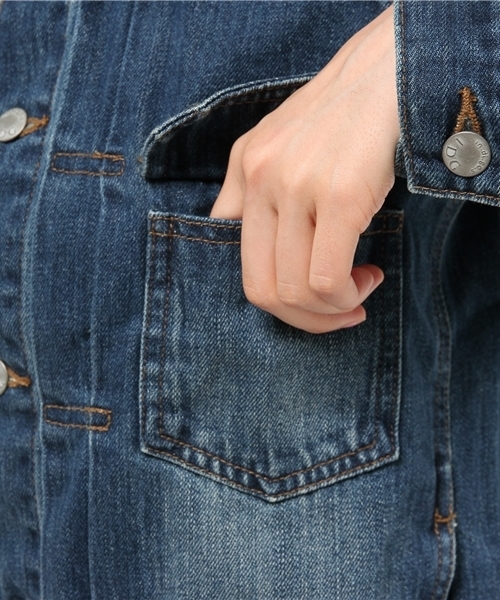 CIAOPANIC（チャオパニック）の「【Ciaopanic】　Gジャン（デニムジャケット・レディース・インディゴブルー/ブルー・FREE）」の9枚目の写真