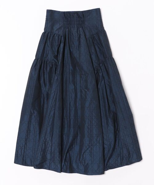 FRAY I.D キルティングジャガードギャザースカート FRAY I.D（フレイアイディー）の「キルティングジャガード