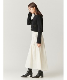 FRAY I.D（フレイアイディー）の「キルティングジャガードギャザー