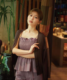 PROPORTION BODY DRESSING | シャーリングビスチェ / 1214210809(シャツ/ブラウス)