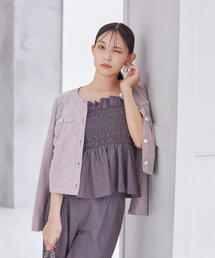 PROPORTION BODY DRESSING | シャーリングビスチェ / 1214210809(シャツ/ブラウス)