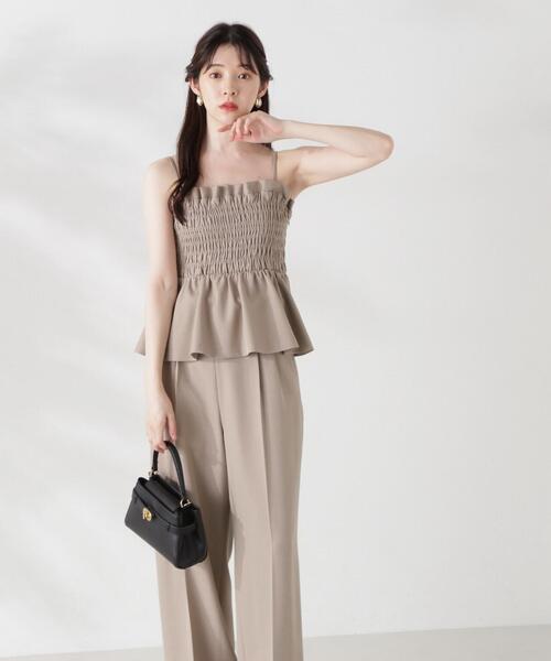 PROPORTION BODY DRESSING(プロポーションボディドレッシング)の「シャーリングビスチェ / 1214210809(シャツ/ブラウス・レディース・ダークグレー/パープル/ベージュ・SMALL/MEDIUM)」の20枚目の写真