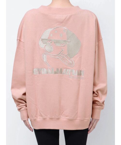 GYDA(ジェイダ)の「GYDALMATIAN Vネックスウェットトップス(スウェット・レディース・ピンク/チャコールグレー/オフホワイト・FREE)」の19枚目の写真