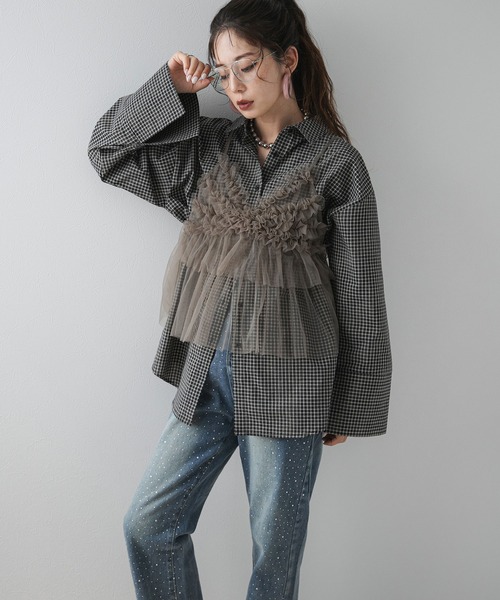 bohmal(ボマール)の「【M~3L展開】ラインストーン付きルーズデニムパンツ(デニムパンツ・レディース・ブルー・3L/LL/LARGE/MEDIUM)」の15枚目の写真