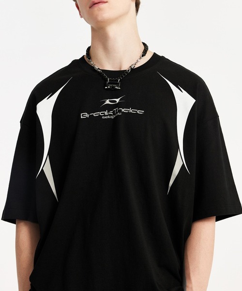 aimoha(アイモハ)の「aimoha outdoor ユニセックス オーバーサイズ コットン 半袖 Tシャツ (SS)(Tシャツ/カットソー・レディース・ブラック/ホワイト・MEDIUM/LARGE/X-LARGE)」の6枚目の写真
