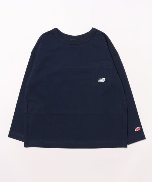 NEW BALANCE(ニューバランス)の「《New Balance》ABT45503(Tシャツ/カットソー・キッズ・ネイビー/ブラック/ホワイト系その他・130/140/150/160)」の3枚目の写真