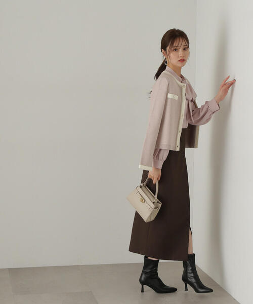 PROPORTION BODY DRESSING（プロポーションボディドレッシング）の「ラップ風タイトスカート / 1214220906（スカート・レディース・ブラウン系その他/ベージュ/ブラウン・SMALL/MEDIUM）」の20枚目の写真