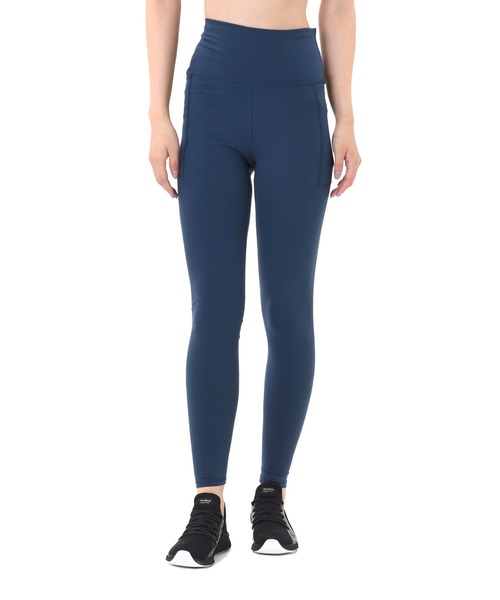 Lululemon ネイビー レギンス サイズ4 サイドポケット付き