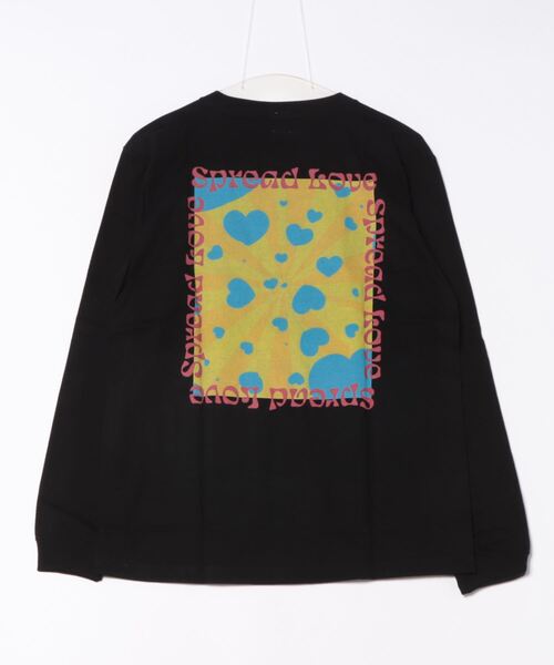 ARCHIVER(アーカイバ)の「【8】【it】【Spread Love】オリジナルプリント L/S T(Tシャツ/カットソー・レディース・ホワイト/ブラック・MEDIUM/LARGE/SMALL)」の3枚目の写真