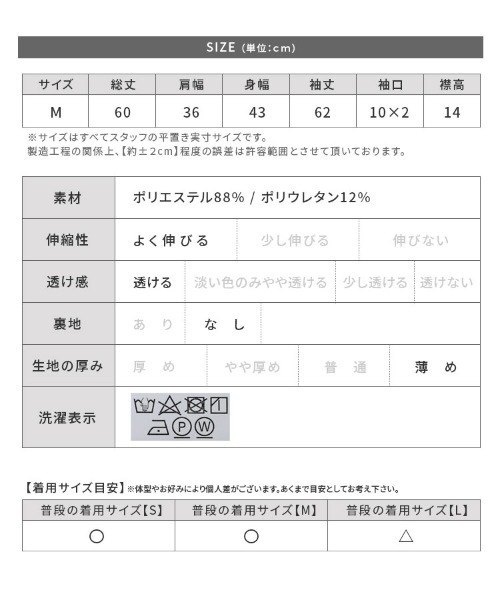 reca(レカ)の「フロッキーメッシュトップス(Tシャツ/カットソー・レディース・ブラック/オフホワイト/グレー/ブルー・M)」の15枚目の写真