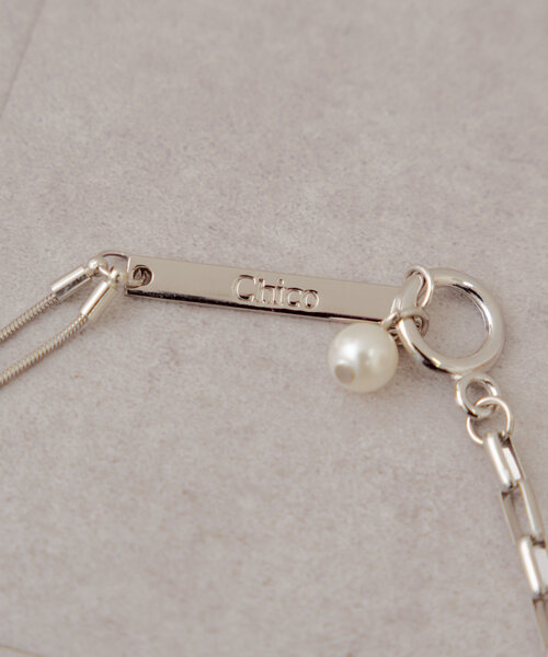 Chico（チコ）の「【再販開始！】Chicoプレート付2wayネックレス（ネックレス・レディース・ゴールド/シルバー・FREE）」の4枚目の写真