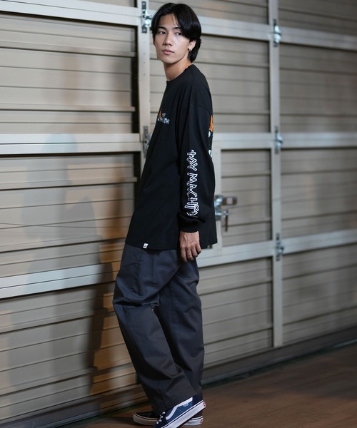 TOY　MACHINE（トイ　マシーン）の「【ムラサキスポーツ限定】TOY MACHINE/トイマシーン ロンT/長袖Tシャツ ビックシルエット バックプリント MTMFELT4（Tシャツ/カットソー・メンズ・ホワイト/ライトブルー/ブラック・M/L/XL）」の19枚目の写真