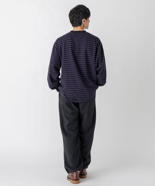 L.L.Bean（エルエルビーン）の「【JAPAN EDITION】ユニオン・ロングスリーブ・ストライプ・ティ（Tシャツ/カットソー・メンズ・ホワイト系その他/ブラック系その他/ブルー系その他/イエロー系その他・MEDIUM/LARGE）」の12枚目の写真