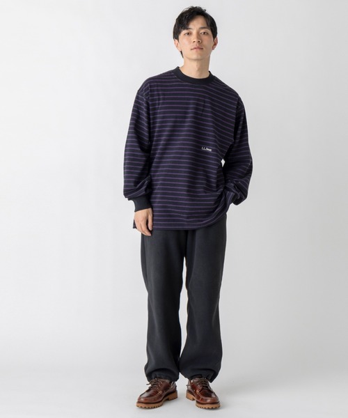 L.L.Bean（エルエルビーン）の「【JAPAN EDITION】ユニオン・ロングスリーブ・ストライプ・ティ（Tシャツ/カットソー・メンズ・ホワイト系その他/ブラック系その他/ブルー系その他/イエロー系その他・MEDIUM/LARGE）」の14枚目の写真