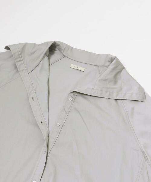 LAATO（ラート）の「square collar blouse（Tシャツ/カットソー・レディース・キャメル/グレー・FREE）」の8枚目の写真