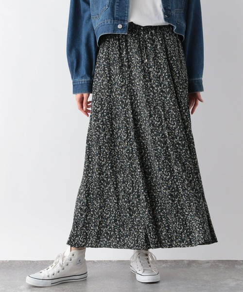 GLOBAL WORK（グローバルワーク）の「エアリーリラックスシャイニースカート/115699（スカート・レディース・グレー/ブラック×ホワイト/レオパード/ブラウン/ブラック/チェック/ベージュ/グリーン系その他3・SHORT/REGULAR）」の6枚目の写真