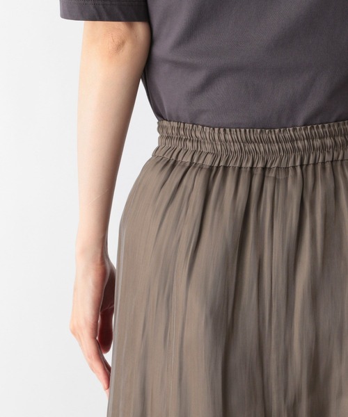 GLOBAL WORK（グローバルワーク）の「エアリーリラックスシャイニースカート/115699（スカート・レディース・グレー/ブラック×ホワイト/レオパード/ブラウン/ブラック/チェック/ベージュ/グリーン系その他3・SHORT/REGULAR）」の15枚目の写真