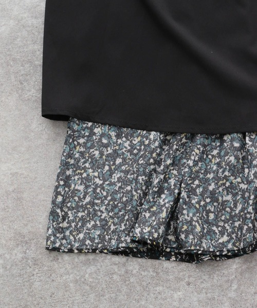 GLOBAL WORK（グローバルワーク）の「エアリーリラックスシャイニースカート/115699（スカート・レディース・グレー/ブラック×ホワイト/レオパード/ブラウン/ブラック/チェック/ベージュ/グリーン系その他3・SHORT/REGULAR）」の18枚目の写真