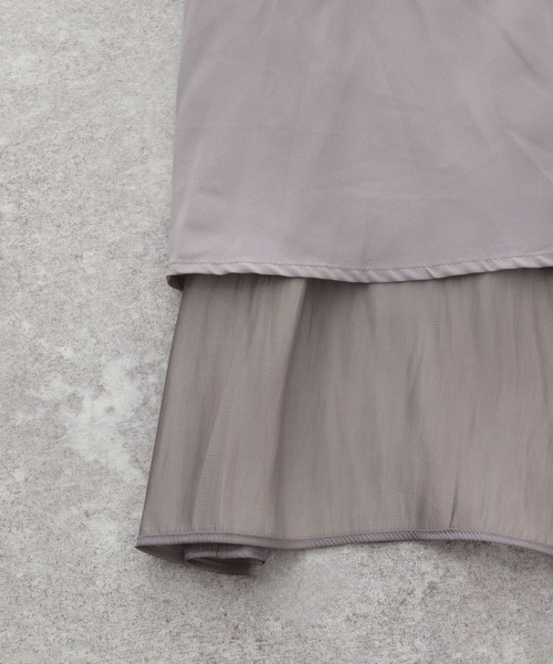 GLOBAL WORK（グローバルワーク）の「エアリーリラックスシャイニースカート/115699（スカート・レディース・グレー/ブラック×ホワイト/レオパード/ブラウン/ブラック/チェック/ベージュ/グリーン系その他3・SHORT/REGULAR）」の19枚目の写真