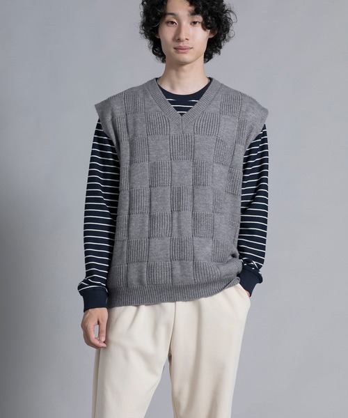 aimoha(アイモハ)の「aimoha men Timeless Striped Crewneck Sweater(スウェット・メンズ・ブラック/オフホワイト/ブルー・MEDIUM/LARGE/X-LARGE/XX-LARGE/XXX-LARGE)」の22枚目の写真