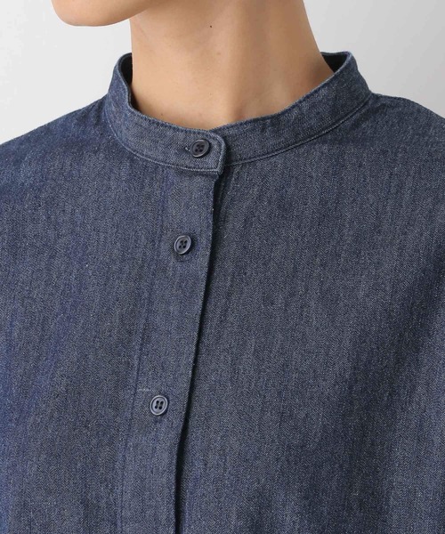 LEPSIM（レプシィム）の「2Pデニムブラウス　139256（シャツ/ブラウス・レディース・ネイビー/ブルー・FREE）」の22枚目の写真