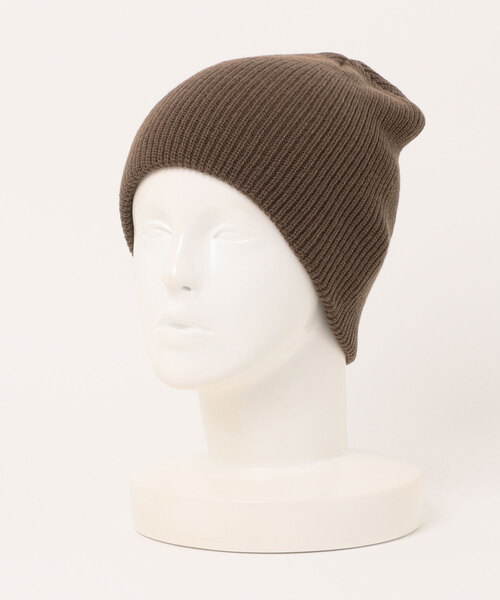 Burner（バーナー）の「【OKUOKU　0909】ニット帽　カラーバリエーション リブニットビーニー　 oku-bosi-739648710235-9（ニットキャップ/ビーニー・レディース・エメラルド/ブラック/チェリーピンク/ブルー/グレー/オフホワイト/ピンク/ワインレッド/ブラウン/ホワイト/ネイビー/オレンジ/ブラウン系その他/ライトブルー・FREE）」の6枚目の写真