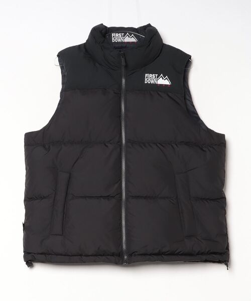 FIRST DOWN USA】BUBBLE DOWN VEST MICROFT（ダウンベスト 