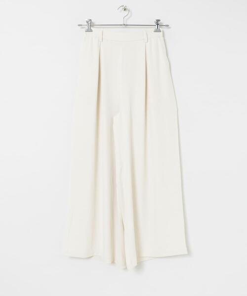 ITEMS URBANRESEARCH（アイテムズ アーバンリサーチ）の「タックワイドイージーパンツ（その他パンツ・レディース・ブラウン/オフホワイト/ブラック・FREE）」の10枚目の写真