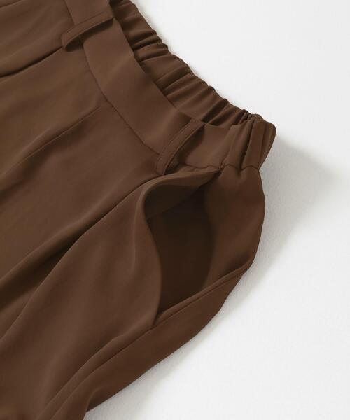 ITEMS URBANRESEARCH（アイテムズ アーバンリサーチ）の「タックワイドイージーパンツ（その他パンツ・レディース・ブラウン/オフホワイト/ブラック・FREE）」の20枚目の写真
