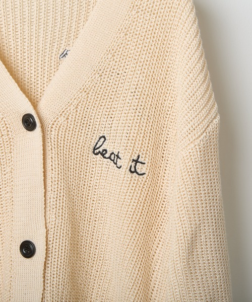 CIAOPANIC TYPY(チャオパニックティピー)の「【KIDS】ポイント刺繍ニットカーデ(カーディガン/ボレロ・キッズ・オフホワイト/グレー/ブラック・SMALL/MEDIUM/LARGE/X-LARGE/XX-LARGE)」の12枚目の写真