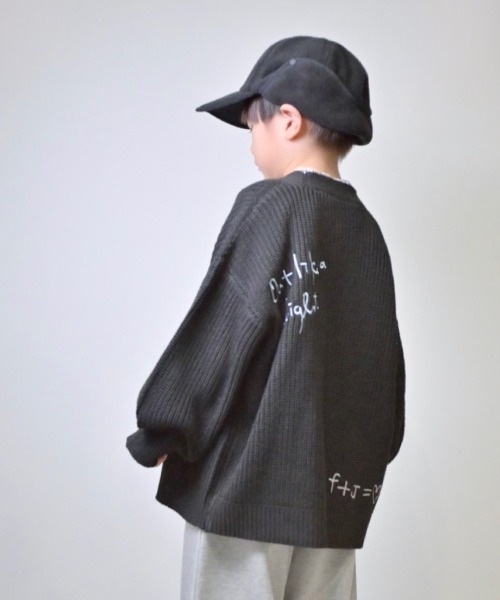 CIAOPANIC TYPY(チャオパニックティピー)の「【KIDS】ポイント刺繍ニットカーデ(カーディガン/ボレロ・キッズ・オフホワイト/グレー/ブラック・SMALL/MEDIUM/LARGE/X-LARGE/XX-LARGE)」の20枚目の写真