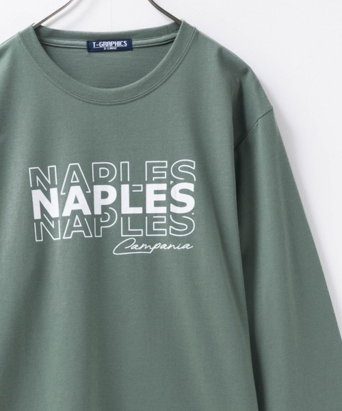 Mac-House(マックハウス)の「T-GRAPHICS ロゴプリント長袖Tシャツ(Tシャツ/カットソー・メンズ・ブラック/グレー/ホワイト/ライトグレー/チャコールグレー/アイボリー/ブルー系/グリーン系/ホワイト系1/グレー系2/ブルーグリーン/ブラック系2/ライトグレー系1/グレー系1/ブラック系1/ブラウン・S/M/L/XL)」の14枚目の写真