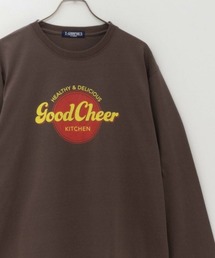 T-GRAPHICS ロゴプリント長袖Tシャツ