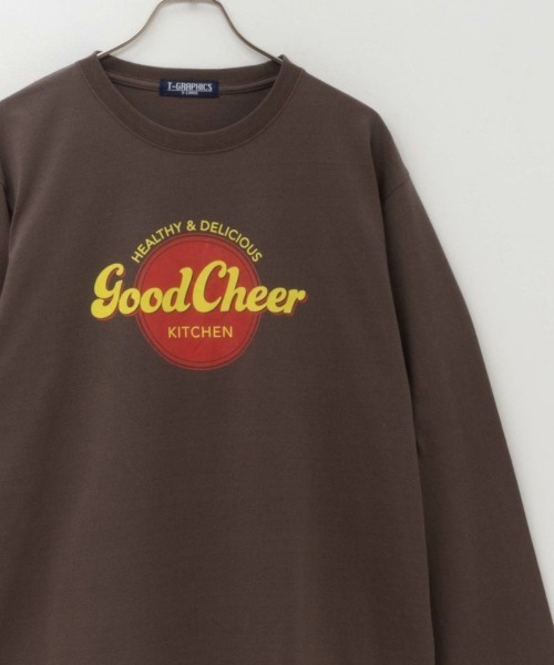 Mac-House(マックハウス)の「T-GRAPHICS ロゴプリント長袖Tシャツ(Tシャツ/カットソー・メンズ・ブラック/グレー/ホワイト/ライトグレー/チャコールグレー/アイボリー/ブルー系/グリーン系/ホワイト系1/グレー系2/ブルーグリーン/ブラック系2/ライトグレー系1/グレー系1/ブラック系1/ブラウン・S/M/L/XL)」の13枚目の写真