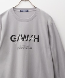 T-GRAPHICS ロゴプリント長袖Tシャツ