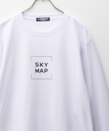 T-GRAPHICS ロゴプリント長袖Tシャツ
