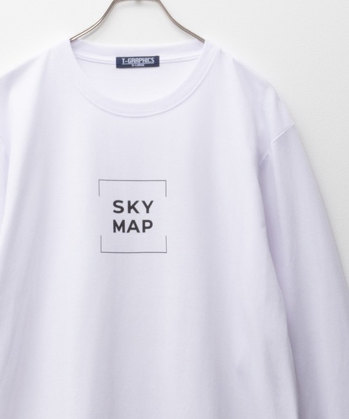 Mac-House(マックハウス)の「T-GRAPHICS ロゴプリント長袖Tシャツ(Tシャツ/カットソー・メンズ・ブラック/グレー/ホワイト/ライトグレー/チャコールグレー/アイボリー/ブルー系/グリーン系/ホワイト系1/グレー系2/ブルーグリーン/ブラック系2/ライトグレー系1/グレー系1/ブラック系1/ブラウン・S/M/L/XL)」の2枚目の写真