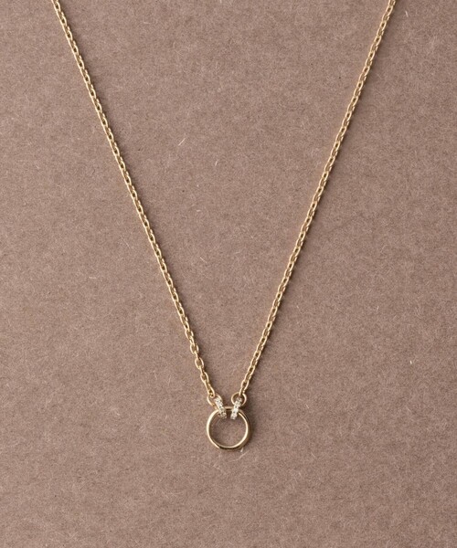 [トーン] K18RBG ダイヤモンド ネックレス スキニー（ネックレス）｜ete bijoux（エテビジュー）