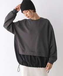 異素材切り替えプルオーバー 134427