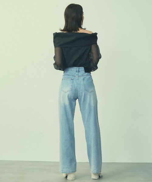 TITTY&CO.（ティティーアンドコー）の「フェイクファーバレエシューズ（バレエシューズ・レディース・ラベンダー/ブラック/アイボリー・MEDIUM/LARGE）」の10枚目の写真