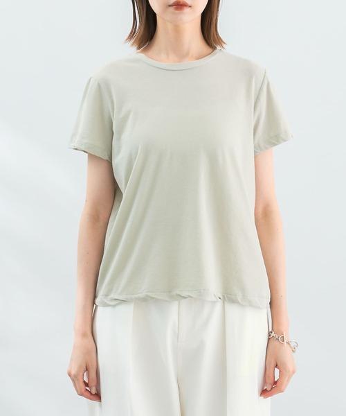 GREYCHORD（グレーコード）の「GREYCHORD　LIZA（Tシャツ/カットソー・レディース・グレー/グレー系その他/ホワイト・1）」の17枚目の写真