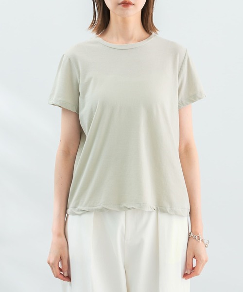 GREYCHORD（グレーコード）の「GREYCHORD　LIZA（Tシャツ/カットソー・レディース・グレー/グレー系その他/ホワイト・1）」の4枚目の写真