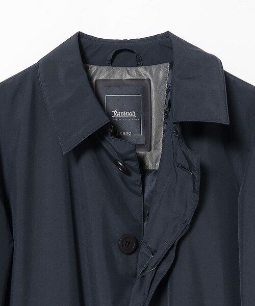 HERNO(ヘルノ)の「HERNO / Laminar GORE-TEX(R) ステンカラー ダウンコート(ステンカラーコート・メンズ・ネイビー・46/48/50/52)」の6枚目の写真