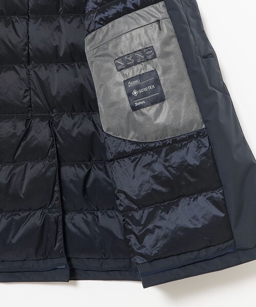 HERNO(ヘルノ)の「HERNO / Laminar GORE-TEX(R) ステンカラー ダウンコート(ステンカラーコート・メンズ・ネイビー・46/48/50/52)」の10枚目の写真