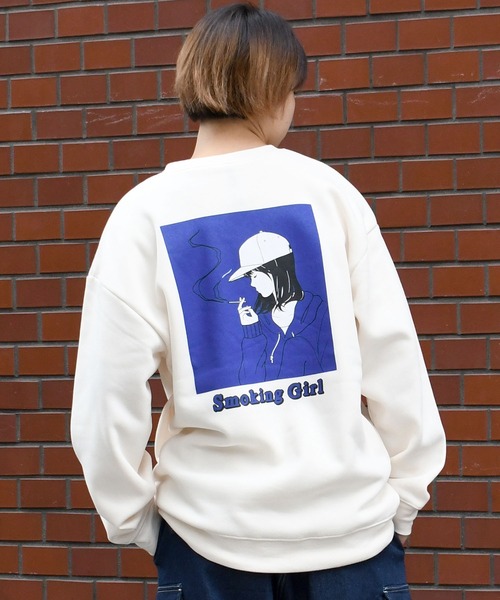 Starting Over(スターティングオーバー)の「back print illustration sweat shirt/バックプリント イラスト スウェットシャツ(スウェット・メンズ・ブラック/グレー系その他/チャコールグレー/ブラック系その他/ホワイト/ホワイト系その他・M/L/XL)」の17枚目の写真